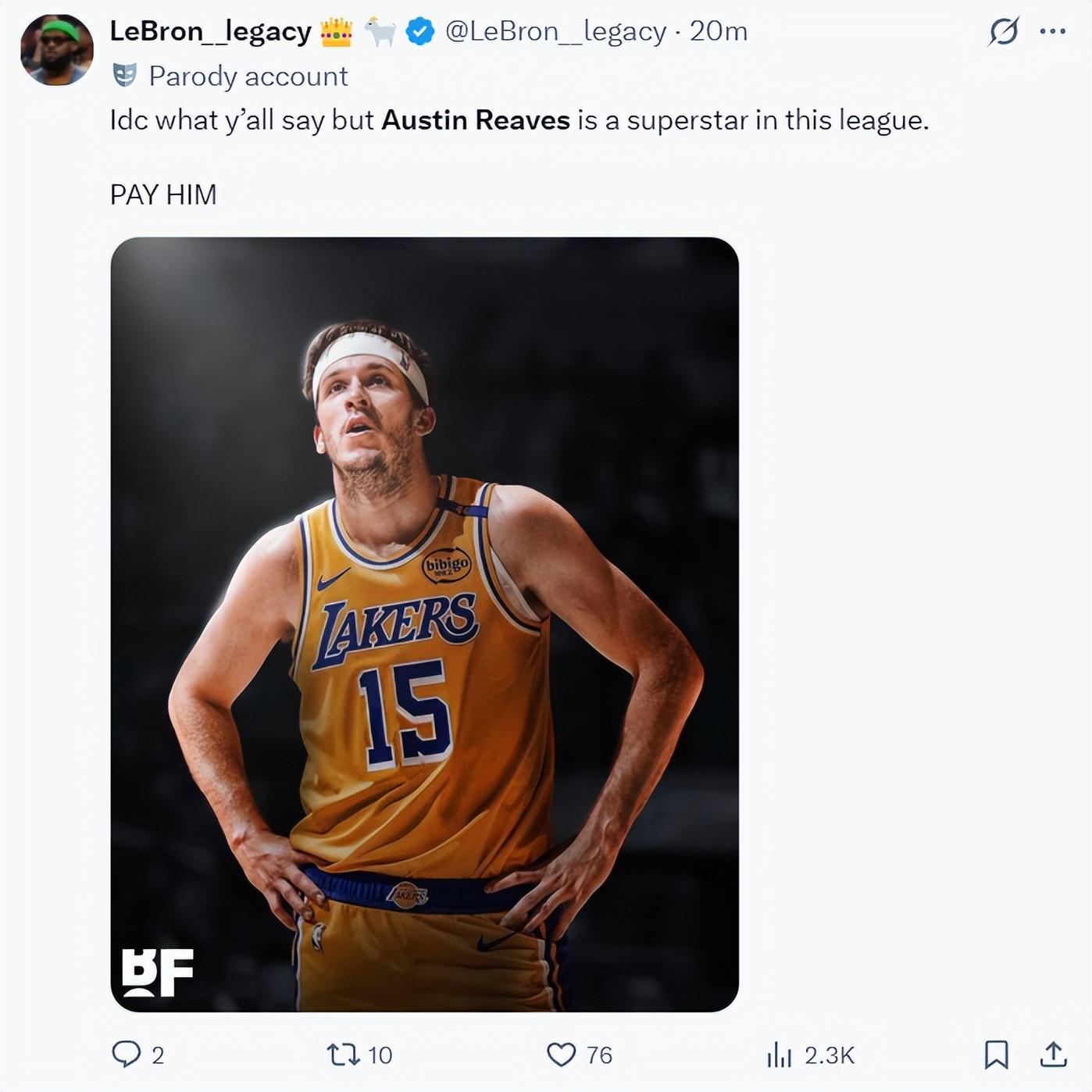 乐鱼体育VIP注册-1分钟8分引逆转！里夫斯25分钟35+6各种高难三分 湖媒：超级巨星