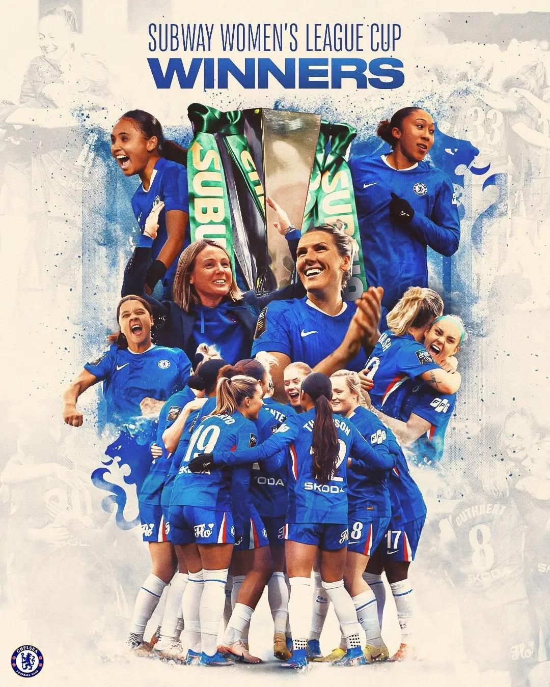 leyu app-2-0战胜曼联女足，切尔西女足蝉联联赛杯冠军